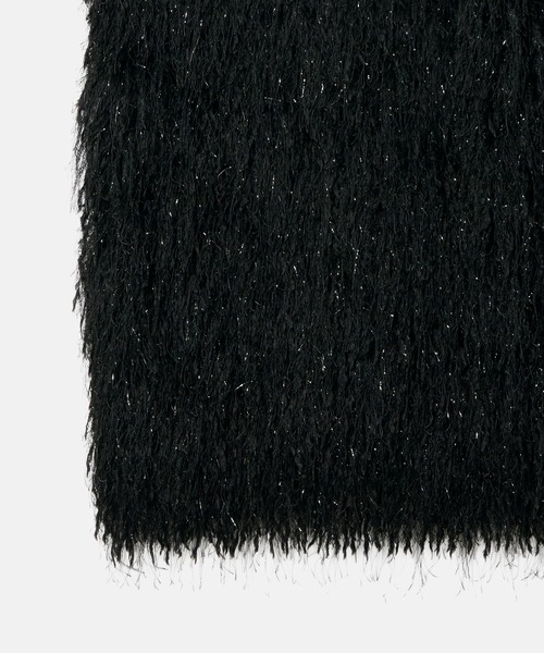 LE CIEL BLEU(ルシェルブルー)の「グリッターフリンジスカート / Glitter Fringe Skirt(スカート・レディース・ブラック・38/36/34)」の7枚目の写真