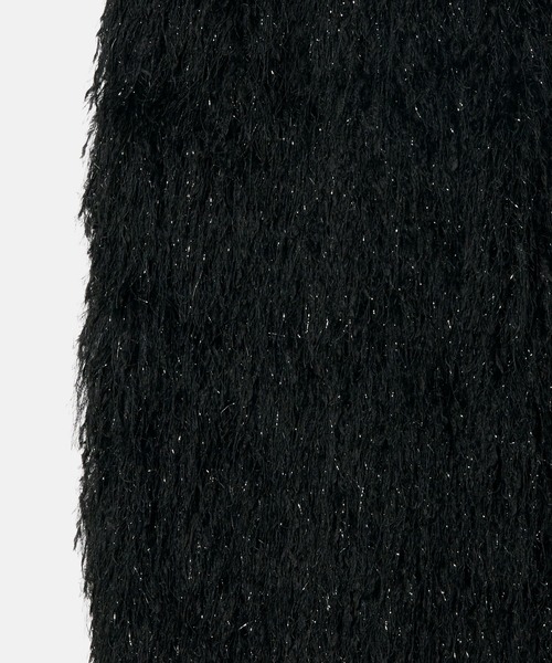 LE CIEL BLEU(ルシェルブルー)の「グリッターフリンジスカート / Glitter Fringe Skirt(スカート・レディース・ブラック・38/36/34)」の6枚目の写真
