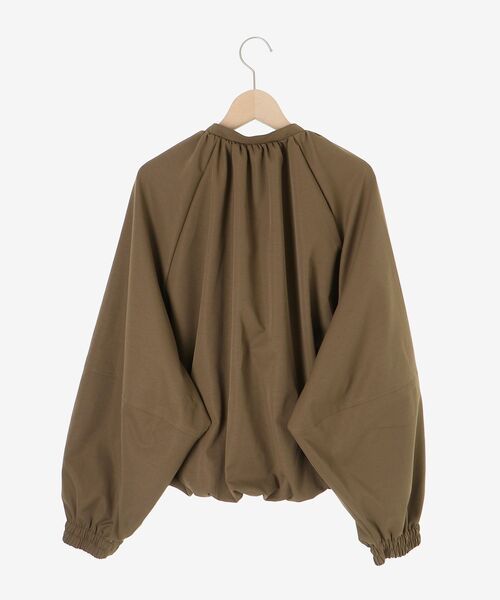 le.coeur blanc（ルクールブラン）の「《WEB限定アイテム》バルーンデザインノーカラーブルゾン（ブルゾン・レディース・チャコールグレー/カーキオリーブ/ベージュ・38）」の14枚目の写真