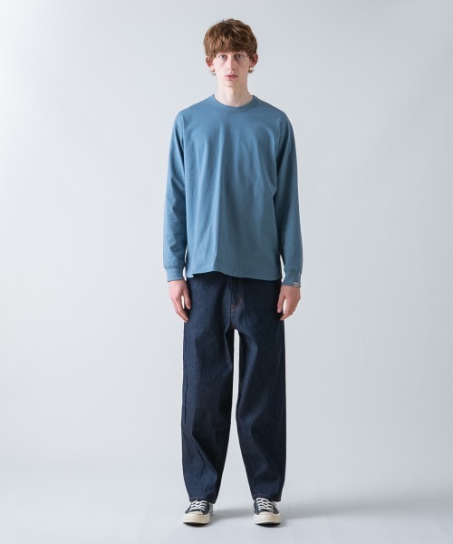 rehacer(レアセル)の「rehacer : Aged Cotton Flower Hem L/S CS / エイジド コットン フラワーヘム ロングスリーブカットソー(Tシャツ/カットソー・メンズ・ブルー/ベージュ/ブラック/ホワイト・LARGE/MEDIUM/SMALL/X-LARGE)」の21枚目の写真