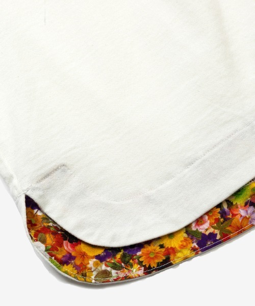rehacer(レアセル)の「rehacer : Aged Cotton Flower Hem L/S CS / エイジド コットン フラワーヘム ロングスリーブカットソー(Tシャツ/カットソー・メンズ・ブルー/ベージュ/ブラック/ホワイト・LARGE/MEDIUM/SMALL/X-LARGE)」の15枚目の写真
