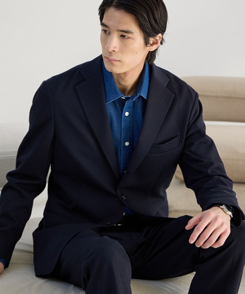 ストレッチハニカムジャケット/Salon de GW/600871（テーラード