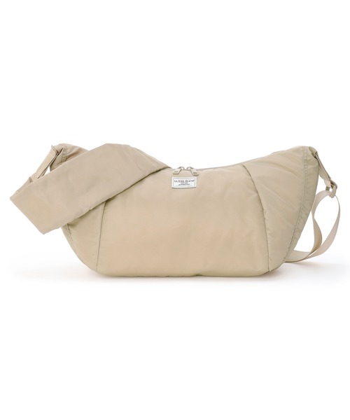 GUESS JEANS(ゲスジーンズ)の「GUESS JEANS Big Crossbody ボディバッグ ウエストポーチ (ボディバッグ/ウエストポーチ・レディース・ブラック/ベージュ・ONE SIZE)」の7枚目の写真