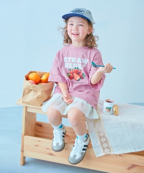 devirock(デビロック)の「綿100% デビラボ ×【モーニング】フォトプリント 半袖Tシャツ(Tシャツ/カットソー・キッズ・ブルー系その他/グリーン系その他/ブラック系その他/ホワイト系その他2/ピンク系その他/ブルー系その他2/ブラック系その他2/パープル系その他/ホワイト系その他/ホワイト系その他3・100cm/110cm/120cm/130cm/140cm/150cm/160cm)」の11枚目の写真