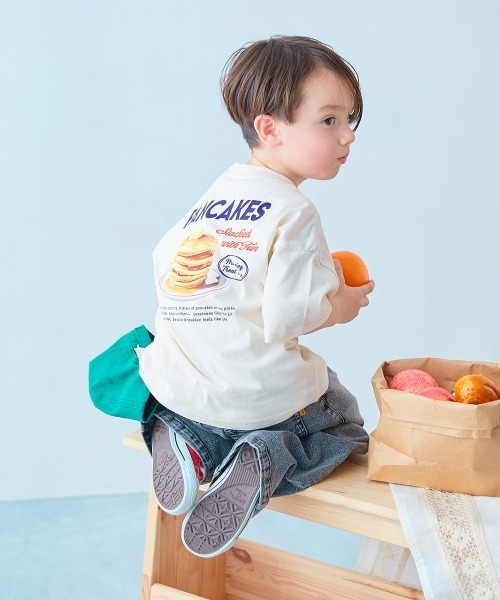 devirock(デビロック)の「綿100% デビラボ ×【モーニング】フォトプリント 半袖Tシャツ(Tシャツ/カットソー・キッズ・ブルー系その他/グリーン系その他/ブラック系その他/ホワイト系その他2/ピンク系その他/ブルー系その他2/ブラック系その他2/パープル系その他/ホワイト系その他/ホワイト系その他3・100cm/110cm/120cm/130cm/140cm/150cm/160cm)」の12枚目の写真