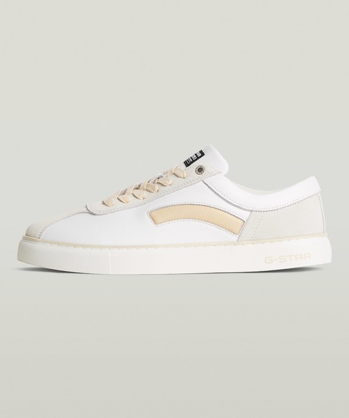 G-STAR(ジースター)の「Dash Sneakers/クラシックデザインレザースニーカー(スニーカー・メンズ・グレー/ホワイト・43/42/41/40)」の3枚目の写真