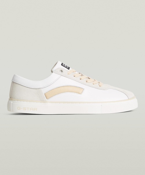 G-STAR(ジースター)の「Dash Sneakers/クラシックデザインレザースニーカー(スニーカー・メンズ・グレー/ホワイト・43/42/41/40)」の4枚目の写真