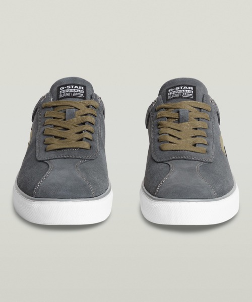 G-STAR(ジースター)の「Dash Sneakers/クラシックデザインレザースニーカー(スニーカー・メンズ・グレー/ホワイト・43/42/41/40)」の10枚目の写真
