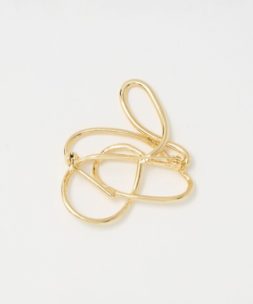 green label relaxing(グリーンレーベルリラクシング)の「ニュアンスライン ブローチ(ブローチ/コサージュ・レディース・ゴールド/シルバー・FREE)」の7枚目の写真