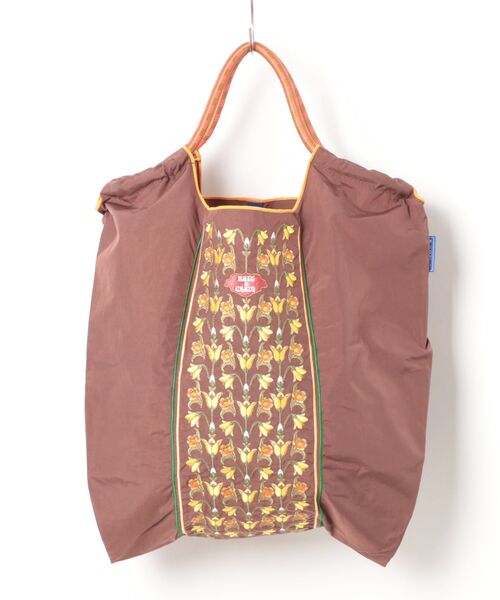 Scrap Book(スクラップブック)の「◆WEB限定 展開◆【Ball&Chain】Flower Line ll(エコバッグ/サブバッグ・レディース・グレー/ネイビー/ベージュ/ブラウン・FREE)」の1枚目の写真