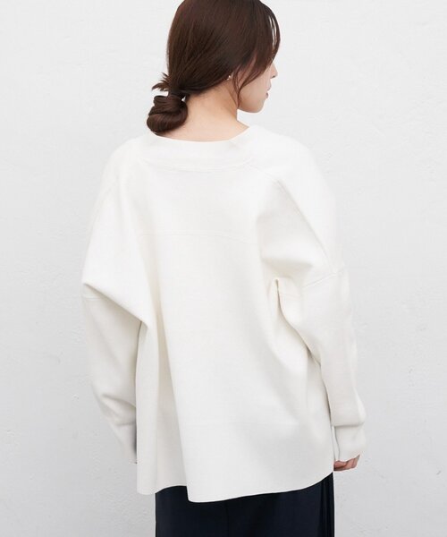 SHENERY（シーナリー）の「コットンスムースカーディガン（カーディガン/ボレロ・レディース・ライトベージュ/オフホワイト/ブルー・FREE）」の7枚目の写真