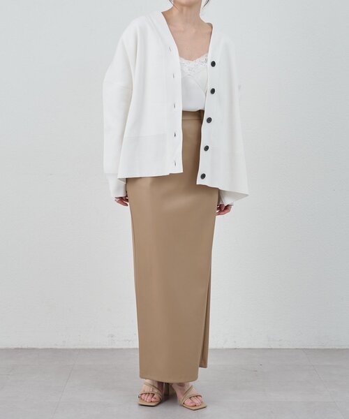 SHENERY（シーナリー）の「コットンスムースカーディガン（カーディガン/ボレロ・レディース・ライトベージュ/オフホワイト/ブルー・FREE）」の13枚目の写真