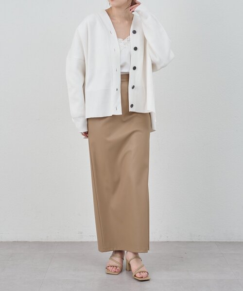 SHENERY（シーナリー）の「コットンスムースカーディガン（カーディガン/ボレロ・レディース・ライトベージュ/オフホワイト/ブルー・FREE）」の16枚目の写真