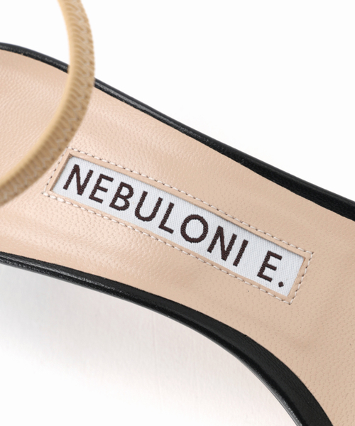 VERMEIL par iena(ヴェルメイユパーイエナ)の「NEBULONI.E ネブローニ 別注アンクルストラップサンダル Combi 6408(サンダル・レディース・ブラック系その他・39/38/37/36)」の7枚目の写真
