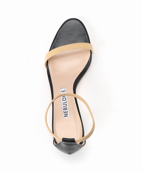 VERMEIL par iena(ヴェルメイユパーイエナ)の「NEBULONI.E ネブローニ 別注アンクルストラップサンダル Combi 6408(サンダル・レディース・ブラック系その他・39/38/37/36)」の8枚目の写真