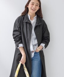 INDIVI | 【撥水／軽量】ミニマル スタンドカラーコート(その他アウター)