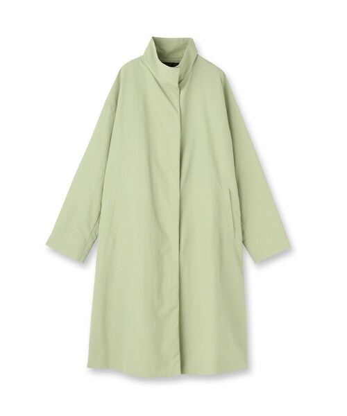 INDIVI（インディヴィ）の「【撥水／軽量】ミニマル スタンドカラーコート（その他アウター・レディース・ブラック/ベージュ/スモーキーグリーン系・40/38/36/15 /13/05/19）」の4枚目の写真