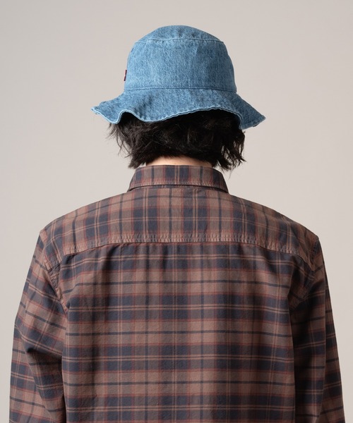 Levi's（リーバイス）の「Levi's/リーバイス ドローストリング バケットハット（ハット・メンズ・インディゴブルー・M）」の3枚目の写真