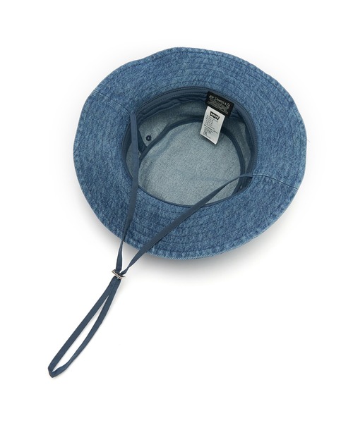 Levi's（リーバイス）の「Levi's/リーバイス ドローストリング バケットハット（ハット・メンズ・インディゴブルー・M）」の8枚目の写真