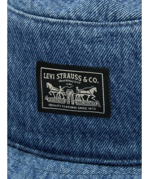 Levi's（リーバイス）の「Levi's/リーバイス ドローストリング バケットハット（ハット・メンズ・インディゴブルー・M）」の9枚目の写真