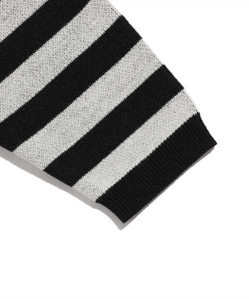 NICE GHOST CLUB(ナイスゴーストクラブ)の「SKULL RABBIT STRIPE KNIT_BLACK(NG2FSUK600A)(ニット/セーター・レディース・ブラック・S/M/L)」の5枚目の写真