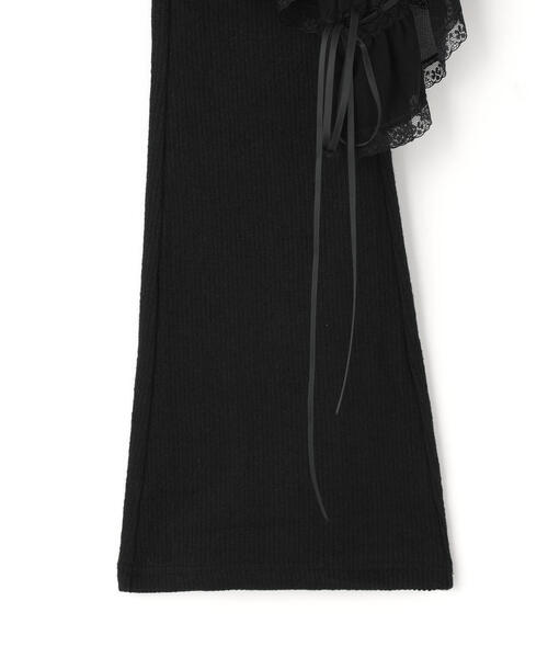 Nodress（ノードレス）の「Nφdress/ノードレス/Flared Hem Knit Slim Pants（その他パンツ・レディース・ブラック・M/S）」の9枚目の写真