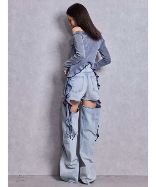 GYDA(ジェイダ)の「GLITTERミュール(パンプス・レディース・グレー/ピンク・LARGE/MEDIUM/SMALL)」の3枚目の写真