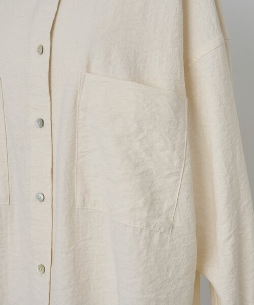 BEARDSLEY（ビアズリー）の「フリンジシャツ（シャツ/ブラウス・レディース・オレンジ/アイボリー・FREE）」の22枚目の写真