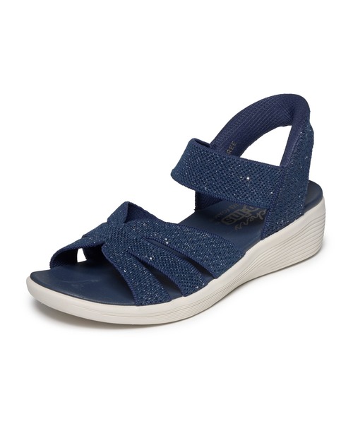 SKECHERS（スケッチャーズ）の「スケッチャーズ ハンズフリー スリップインズ アリヤ - スパークリング プレイズ（サンダル・レディース・モカ/ベージュ/ネイビー/ブラック・23cm/24cm/25cm）」の4枚目の写真