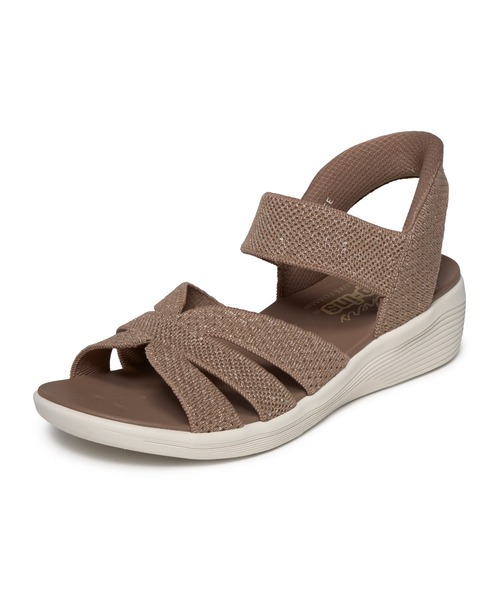 SKECHERS（スケッチャーズ）の「スケッチャーズ ハンズフリー スリップインズ アリヤ - スパークリング プレイズ（サンダル・レディース・モカ/ベージュ/ネイビー/ブラック・23cm/24cm/25cm）」の2枚目の写真