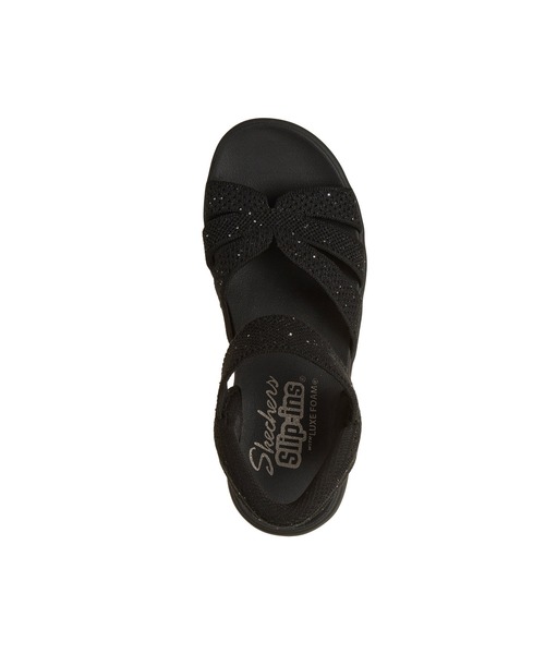 SKECHERS（スケッチャーズ）の「スケッチャーズ ハンズフリー スリップインズ アリヤ - スパークリング プレイズ（サンダル・レディース・モカ/ベージュ/ネイビー/ブラック・23cm/24cm/25cm）」の5枚目の写真