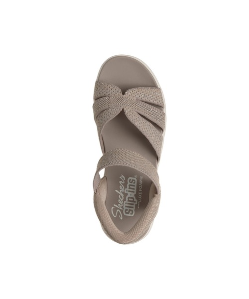 SKECHERS（スケッチャーズ）の「スケッチャーズ ハンズフリー スリップインズ アリヤ - スパークリング プレイズ（サンダル・レディース・モカ/ベージュ/ネイビー/ブラック・23cm/24cm/25cm）」の13枚目の写真