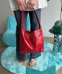 アイレットスタッズスクエアバッグ