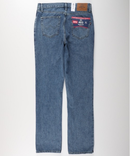 EDWIN（エドウィン）の「EDWIN(エドウィン)【メンズ】「403」レギュラーストレート（デニムパンツ・メンズ・ダークインディゴブルー・29inch/31inch/32inch/33inch/34inch/36inch/30inch/28inch）」の2枚目の写真