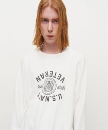 FROM ARLES（フロムアルル）の「クラシックフィット80Sヴィンテージロングスリーブ / USネイビー（Tシャツ/カットソー）」