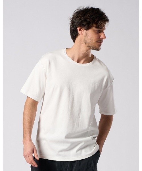 wjk(ダヴルジェイケイ)の「luxury cotton S/S(Tシャツ/カットソー・メンズ・ブラック/ホワイト/ネイビー・SMALL/MEDIUM/LARGE/X-LARGE)」の22枚目の写真