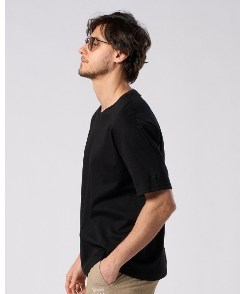 wjk(ダヴルジェイケイ)の「luxury cotton S/S(Tシャツ/カットソー・メンズ・ブラック/ホワイト/ネイビー・SMALL/MEDIUM/LARGE/X-LARGE)」の5枚目の写真