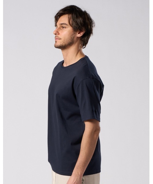 wjk(ダヴルジェイケイ)の「luxury cotton S/S(Tシャツ/カットソー・メンズ・ブラック/ホワイト/ネイビー・SMALL/MEDIUM/LARGE/X-LARGE)」の14枚目の写真