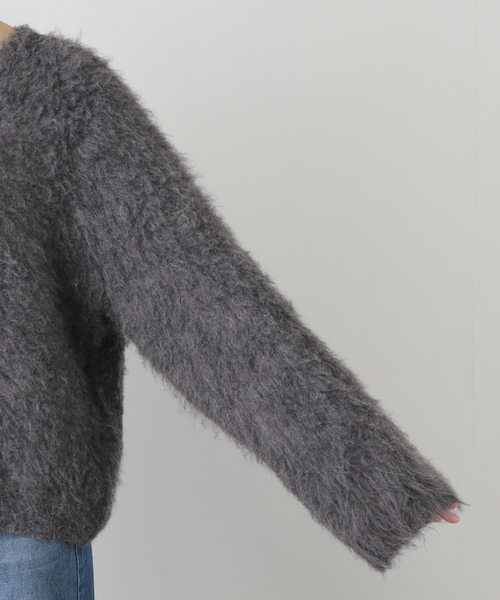 La TOTALITE（ラトータリテ）の「ウール混クルーネックプルオーバー（ニット/セーター・レディース・ホワイト/ピンク/グレー・FREE）」の20枚目の写真