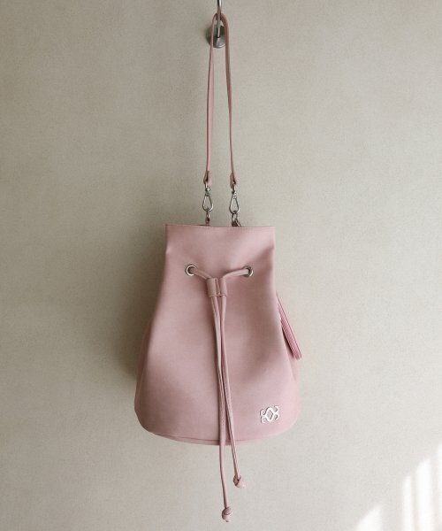 roro bucket bag (strawberry pink)