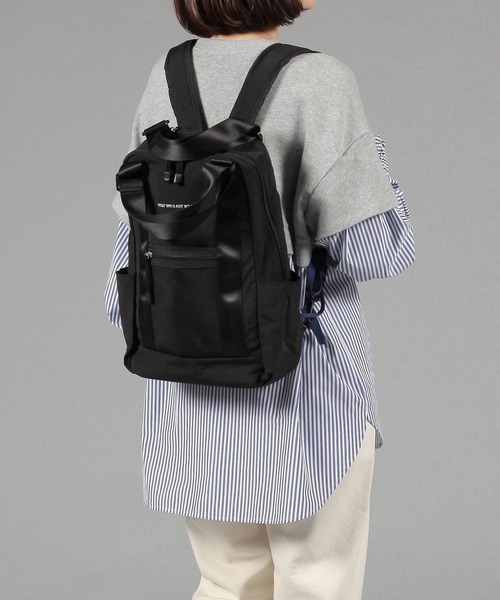 studio CLIP（スタディオクリップ）の「からだよろこぶ2WAYリュック（バックパック/リュック・レディース・チャコール/ブラック・FREE）」の4枚目の写真