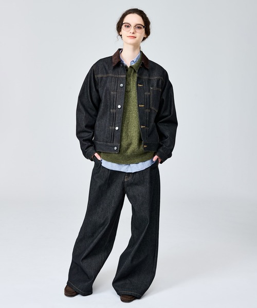 WETTEMPT（ウィテンプト）の「MERANGE KNIT POLO / メランジニットポロ（ニット/セーター・メンズ・カーキ/グレー/チャコールグレー/ブルー・SMALL/MEDIUM/LARGE）」の22枚目の写真