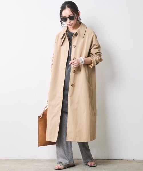 CHIC STYLE(シックスタイル)の「綿100%ロゴプリントチュニックTシャツ<大きいサイズ有>シックスタイル(その他トップス・レディース・チャコール/モカ・5L/4L/3L/LL/L/M)」の16枚目の写真