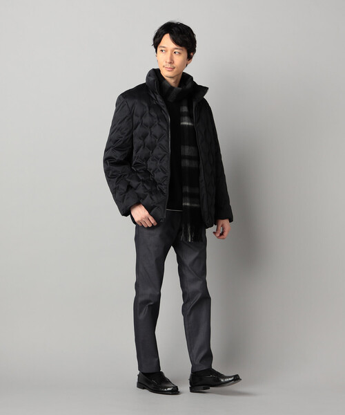 COMME CA MEN（コムサメン）の「ドビー シームレス ダウンブルゾン（ダウンジャケット/コート・メンズ・ブラック・M）」の8枚目の写真