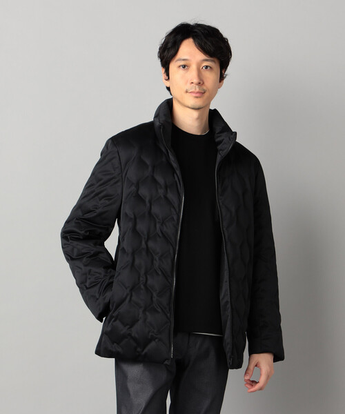 COMME CA MEN（コムサメン）の「ドビー シームレス ダウンブルゾン（ダウンジャケット/コート・メンズ・ブラック・M）」の10枚目の写真