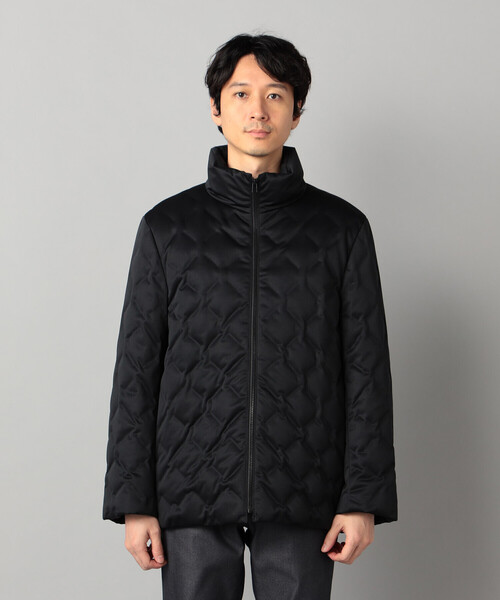 COMME CA MEN（コムサメン）の「ドビー シームレス ダウンブルゾン（ダウンジャケット/コート・メンズ・ブラック・M）」の11枚目の写真