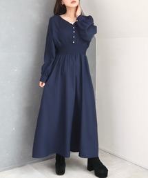 CECIL McBEE | 胸元プリーツワンピース(ワンピース)