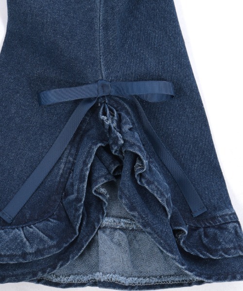 axes femme（アクシーズファム）の「フリルハイウエストデニム（その他パンツ・レディース・インディゴブルー/ケミカルウォッシュ・LARGE/MEDIUM）」の11枚目の写真