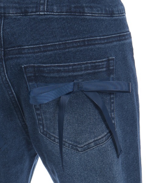 axes femme（アクシーズファム）の「フリルハイウエストデニム（その他パンツ・レディース・インディゴブルー/ケミカルウォッシュ・LARGE/MEDIUM）」の12枚目の写真