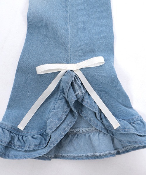 axes femme（アクシーズファム）の「フリルハイウエストデニム（その他パンツ・レディース・インディゴブルー/ケミカルウォッシュ・LARGE/MEDIUM）」の19枚目の写真
